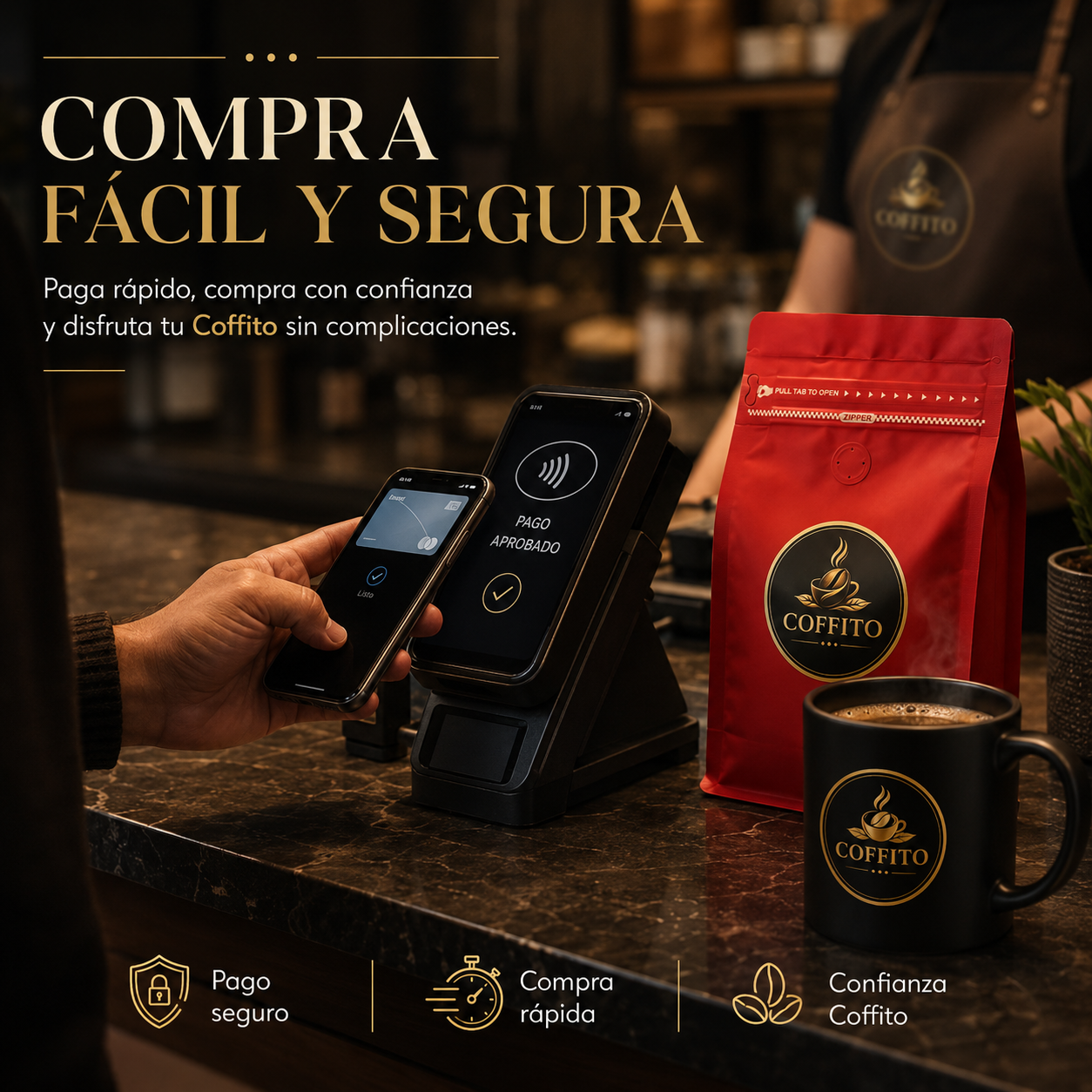Coffito Pack x3 – Café Natural de Especialidad 250g c/u